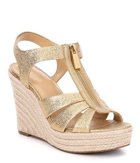 michael michael kors women's berkley sandal|Michael Kors berkley wedges.